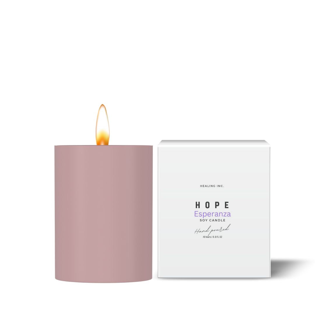 Hope- Esperanza  Candle